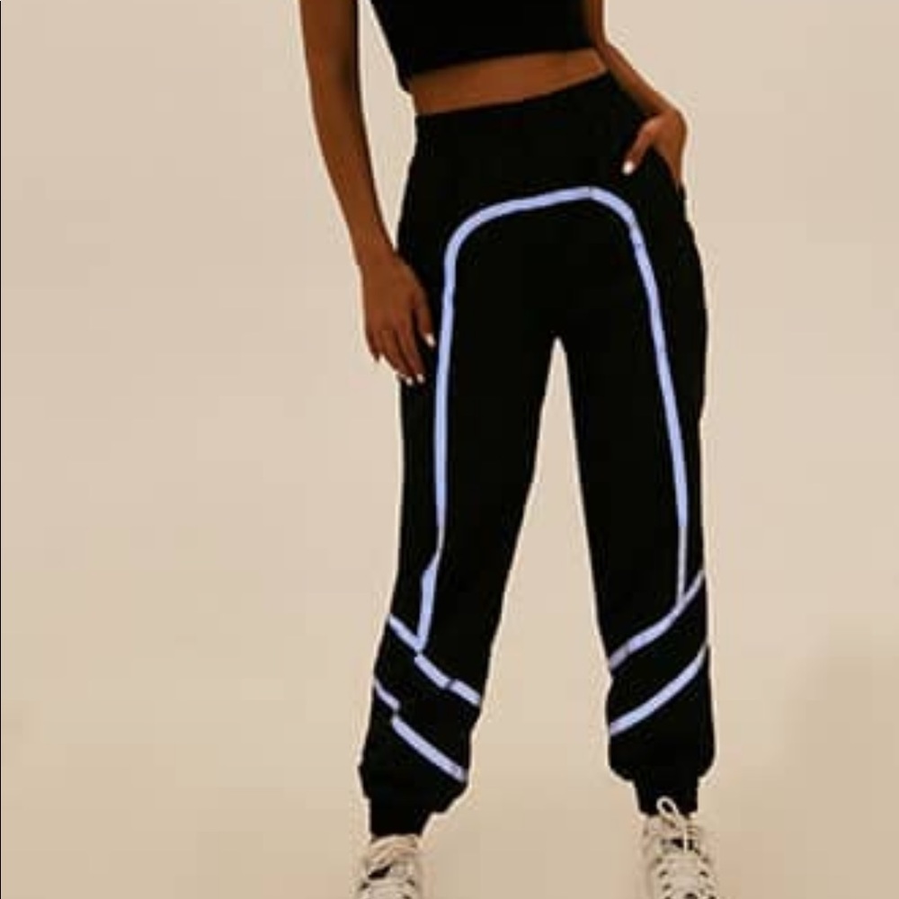 Forever 21 Reflective jogger pants